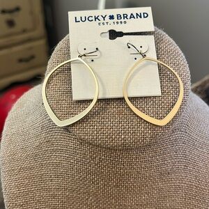 Lucky Brand Gold Drop Earrings - NWT